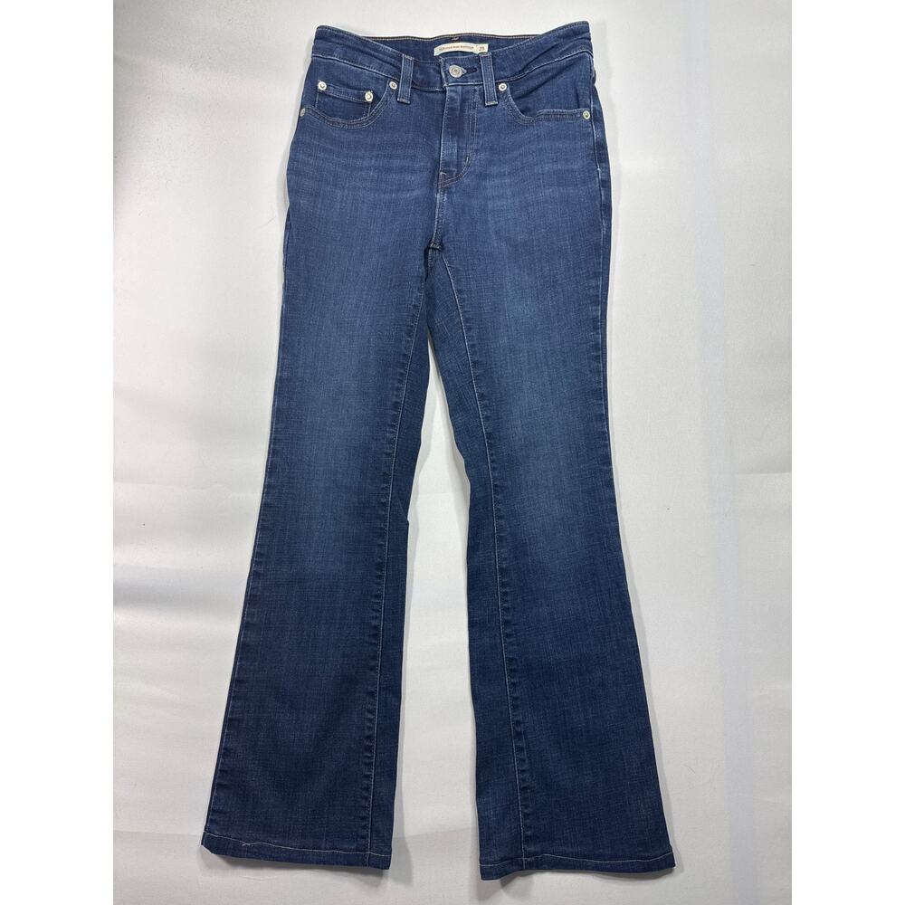 Levi's 725 Women's High Rise Bootcut Blue Jeans - Size 25 (25x26)*